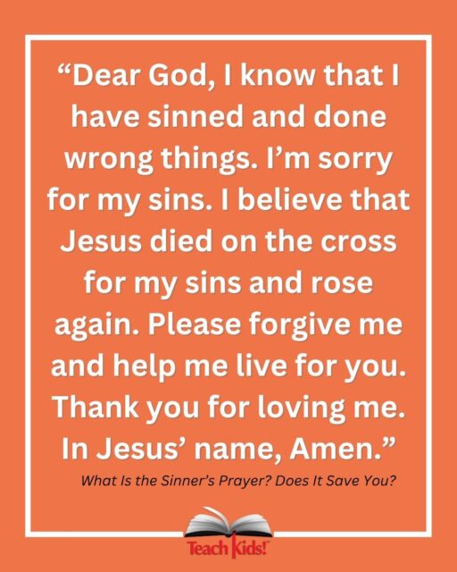Is the sinner's prayer biblical? Discover what really saves you according to Scripture. Learn how to explain salvation to children. Read the full article by tapping the link! https://www.cefonline.com/articles/teach-kids-articles/what-is-the-sinners-prayer-does-it-save-you-complete-guide/
#teachkids #CEF #sinnersprayer