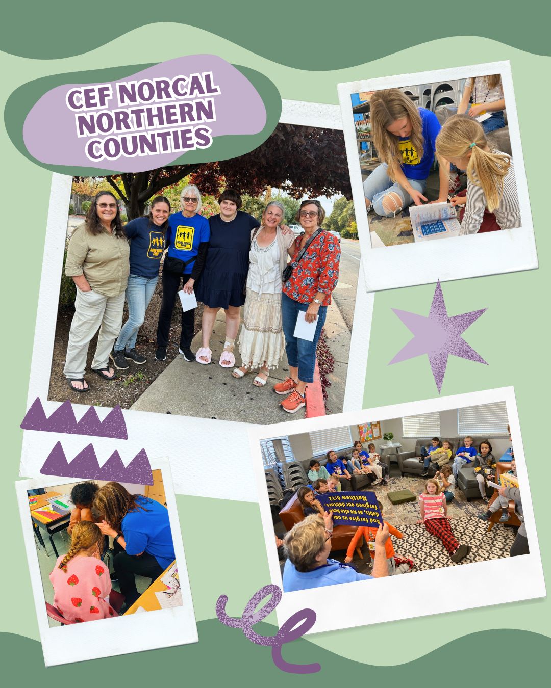 @cefnortherncounties has been sharing amazing stories on social media of how God is at work across Northern California—and we can’t help but share what He’s doing! 🙌
A 5-year-old girl received Salvation, a boy from a Sikh family heard the Gospel while making a Wordless Book bracelet, and a mother received Jesus as her Savior after a volunteer shared the Gospel during her son’s cancer battle!
From prayer walks to new clubs launching, the 𝘊𝘌𝘍 NorCal – Northern Counties team is faithfully sharing the hope of Jesus everywhere they go.
Follow them on Instagram and Facebook to hear more inspiring stories from their ministry.
#ChildEvangelismFellowship #CEFNorCal #NorthernCounties #GoodNewsClub #TheGospel #ChapterCheckIn #EveryChildEveryNationEveryDay