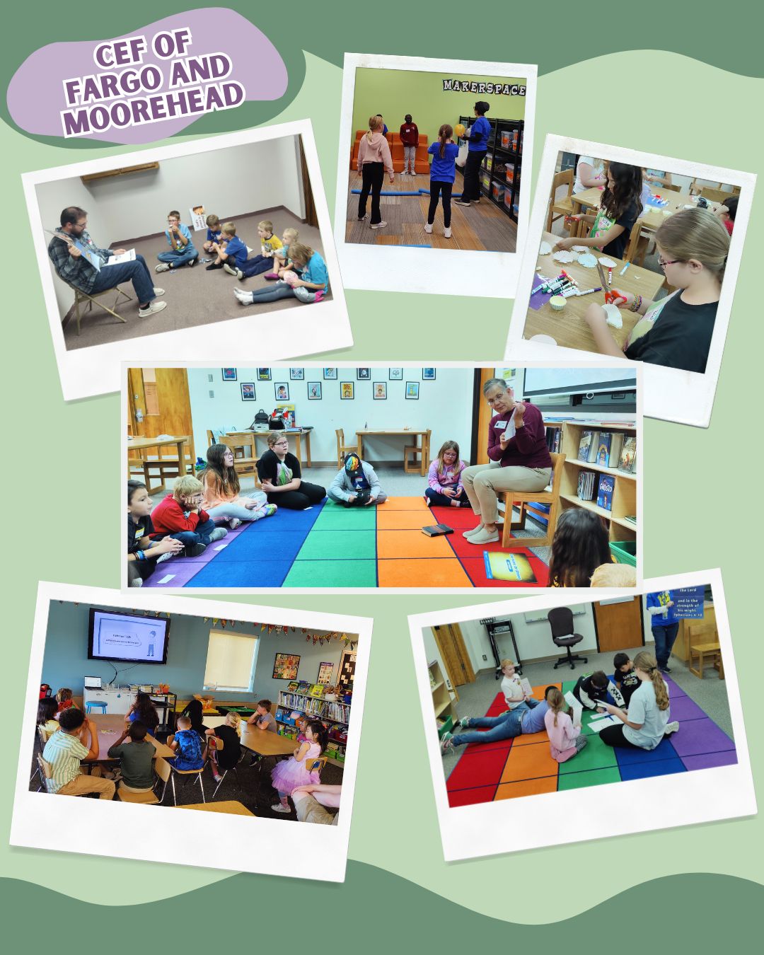 Today we’re checking in on Child Evangelism Fellowship of Fargo & Moorhead!
As I look through these photos from the 𝘎𝘰𝘰𝘥 𝘕𝘦𝘸𝘴 𝘊𝘭𝘶𝘣 fall 2025 semester, I am reminded of God's faithfulness! Not only the 133 kids the Lord has brought to 𝘎𝘰𝘰𝘥 𝘕𝘦𝘸𝘴 𝘊𝘭𝘶𝘣 this year, but the 24 volunteers who show up faithfully week after week to share the gospel of Jesus Christ with kids in our local public schools. I also see the creativity and special gifting of the different volunteers the Lord has blessed us with. From some who faithfully teach the Bible story and others who lead songs, others who plan fun games with the kids, and even others who plan a bonus craft for the clubs we have more time with. The Lord has certainly been faithful to the Fargo Moorhead chapter in 2025, and I know He will continue to be faithful to us in 2026.
#CEF #GoodNewsClub #EveryChildEveryNationEveryDay