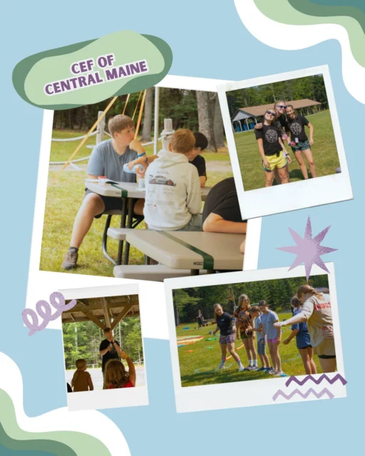 Today we’re checking in on @cef_of_central_maine!

This past year has been packed with ministry, and there have been many blessings and praises throughout the year. We currently have 18 Good News Clubs taking place each week in the Central Maine area, with 9 Christmas Party Clubs happening this December. Camp Jireh Day Camp is one of the primary summer ministries for our area. This year, we had 5 weeks of day camp where we had 162 children from ages 4-14, eight of them were counseled for salvation, many were given assurance, and others grew deeply in their faith. Our summer team also reached over 100 kids through 7 Summer Party Club ministries. 

There were several exciting testimonies that took place at Camp Jireh Day Camp this past Summer! One happened during counseling time when two brothers talked to one of our summer team members. Both of them decided to commit their lives to Jesus! The following day, all four brothers came back to camp and excitedly told us that all four of them had believed in Jesus the day before; went home, and had their pastor baptize them! They couldn’t contain their excitement! 

Many of the 𝘎𝘰𝘰𝘥 𝘕𝘦𝘸𝘴 𝘊𝘭𝘶𝘣 leaders have been sharing huge praises with us over the past few weeks. From answered prayers of forming a 𝘎𝘰𝘰𝘥 𝘕𝘦𝘸𝘴 𝘊𝘭𝘶𝘣  team to praying for a specific number of kids and walking into club time to have double that number! One 𝘎𝘕𝘊 currently taking place shared with us that during their fifth week of 𝘎𝘕𝘊, nine children were counseled for Salvation! Each time we hear from these 𝘎𝘕𝘊  leaders we are encouraged about what is happening and from hearing the excitement in seeing God at work! 

#CEF #GoodNewsClub #EveryChildEveryNationEveryDay