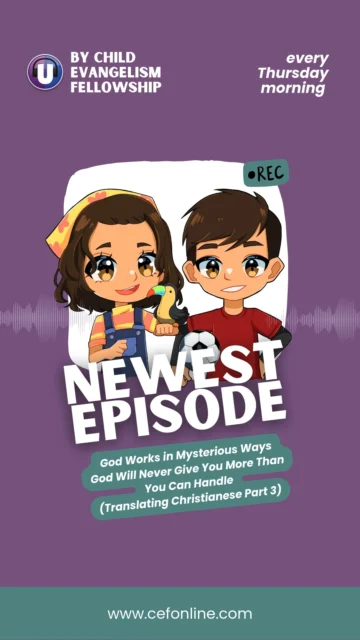 Enjoy this clip from today's 𝘜-𝘕𝘪𝘵𝘦 𝘙𝘢𝘥𝘪𝘰 episode "God Will Never Give You More Than You Can Handle (Translating Christianese Part 3)"!

Does God only let things happen in your life that you can handle in your own strength? Tune in today to explore what the Bible says.

Listen to today's episode on Apple Podcasts, Spotify, or YouTube! Go to https://www.cefonline.com/uniteradio/ to learn more!

Link in bio!

#uniteradio #CEF