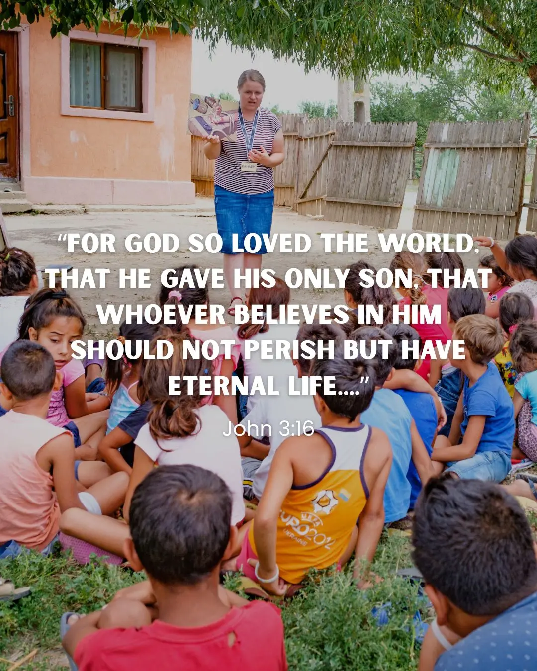 Scripture Sunday!

This week's Scripture Sunday verse is John 3:16 (ESV)

“For God so loved the world, that he gave his only Son, that whoever believes in him should not perish but have eternal life....”
