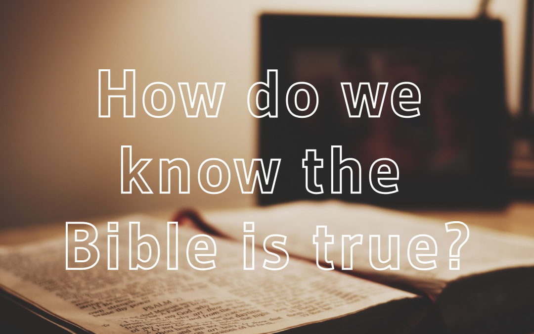 How do we know the Bible is true?