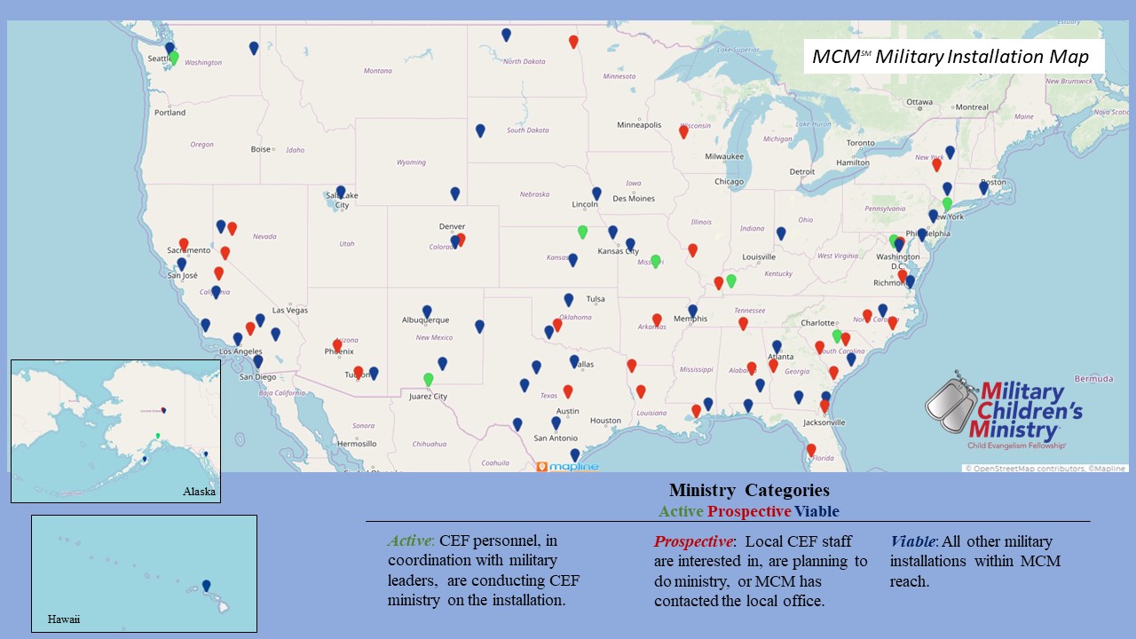 MCM Installation Map