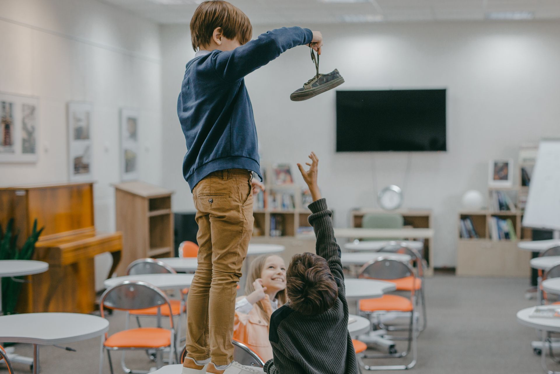 a boy social bullying