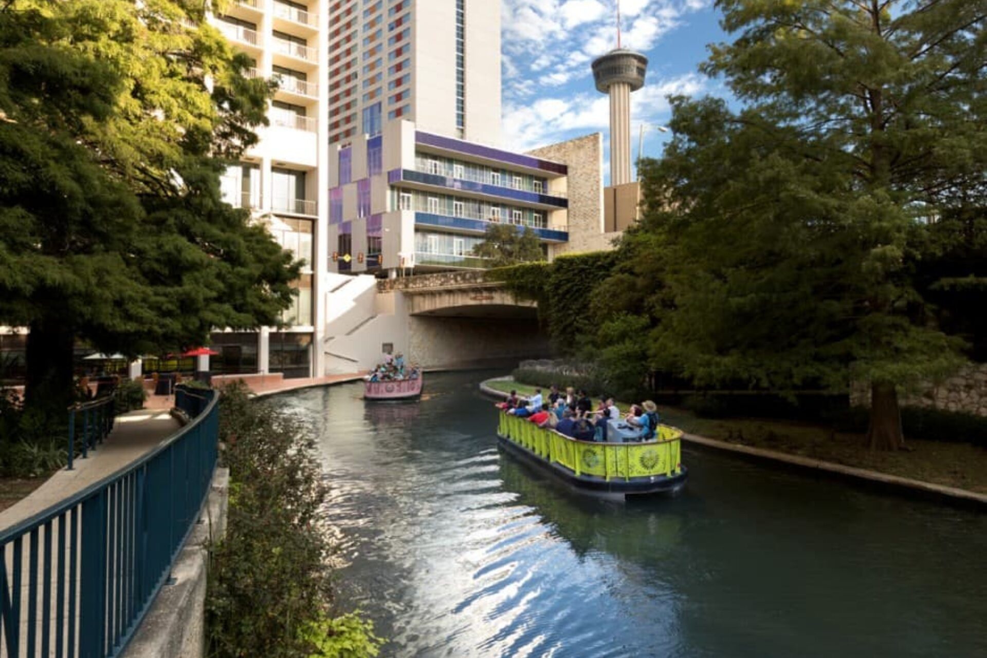 The outside view of San Antonio