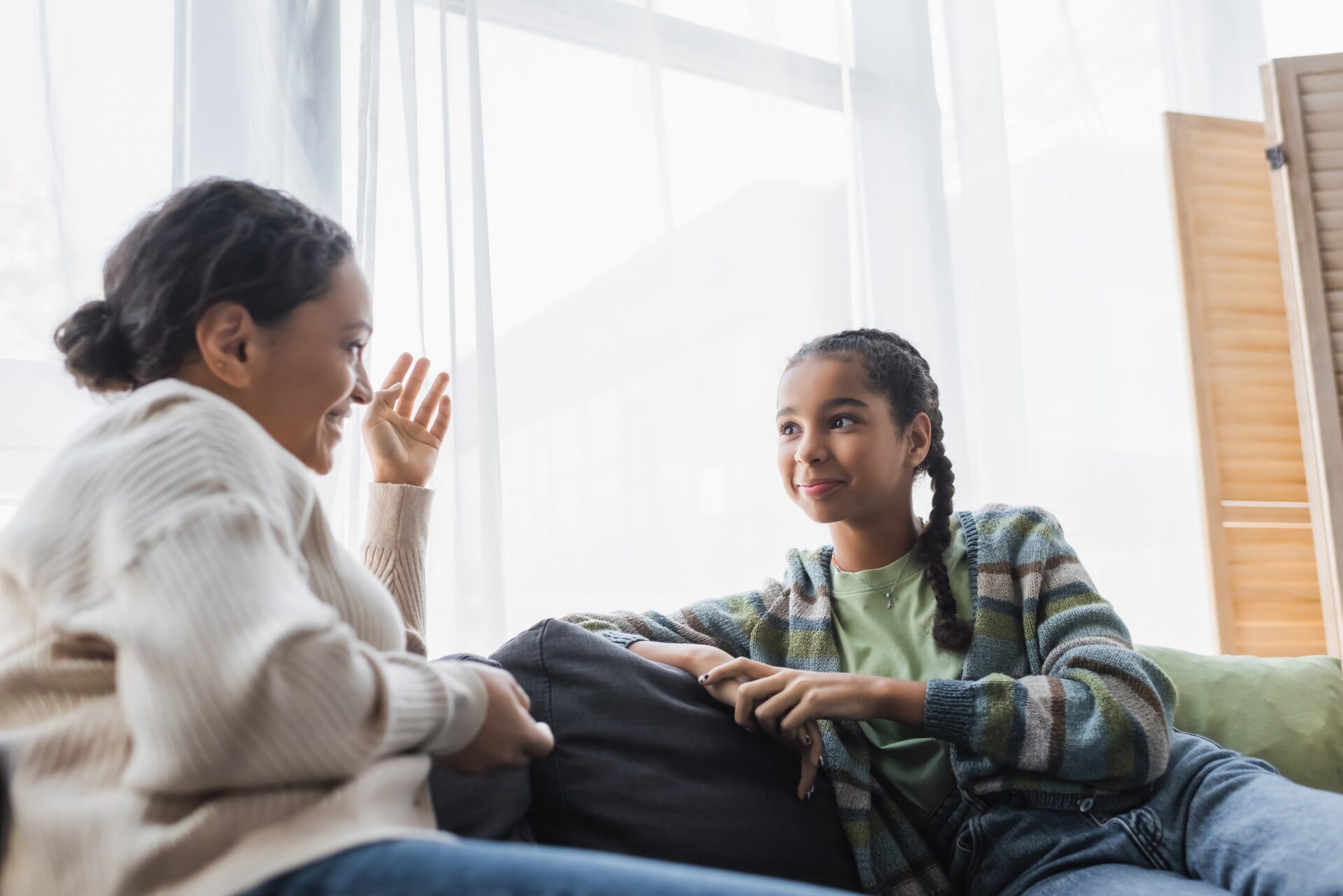 Gratitude for mothers by a child